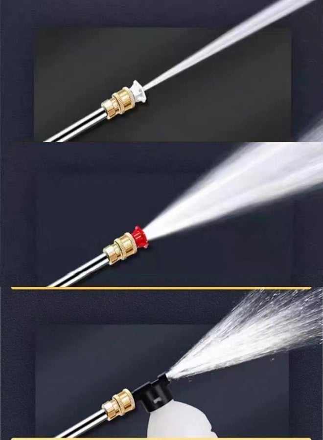 Bolivia's Pressure Washer, Car Washing Pressure Pump,Handheld Cordless Electric Pressure Washer - Portable Design with 6 Nozzles & Water Tank for Car Washing, Home Cleaning, Garden Use - Image 4